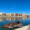 Gaudeix de la posta de sol navegant pel riu Ebre, amb cava i pastisset