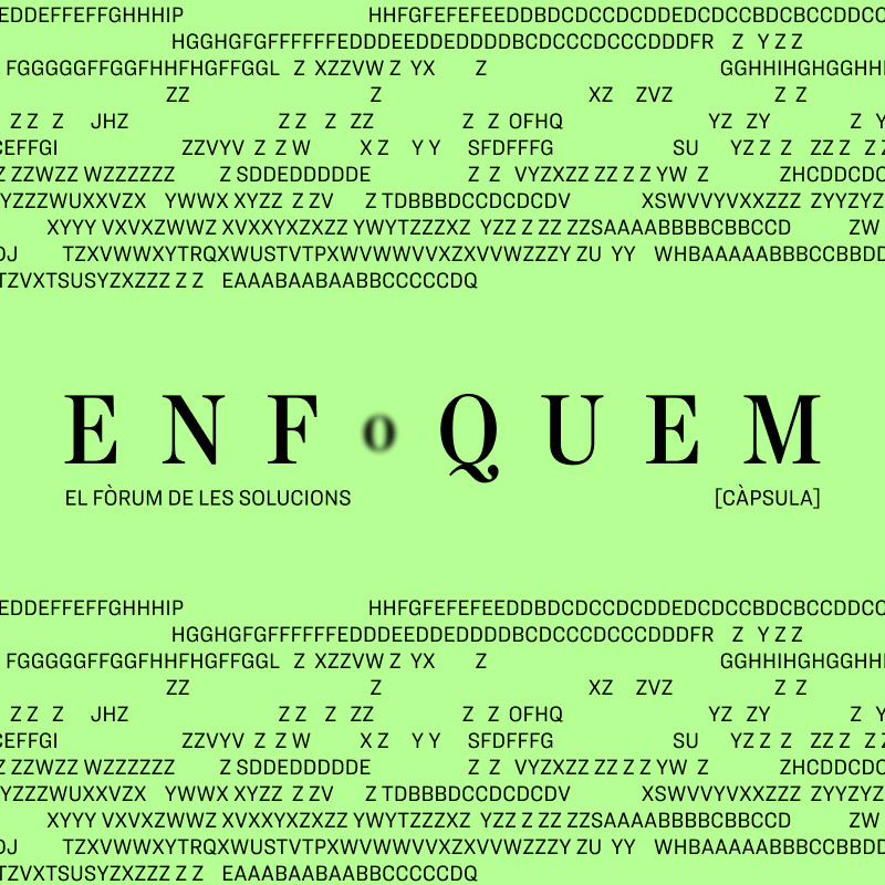 Enfoquem [càpsula] | Dia 1